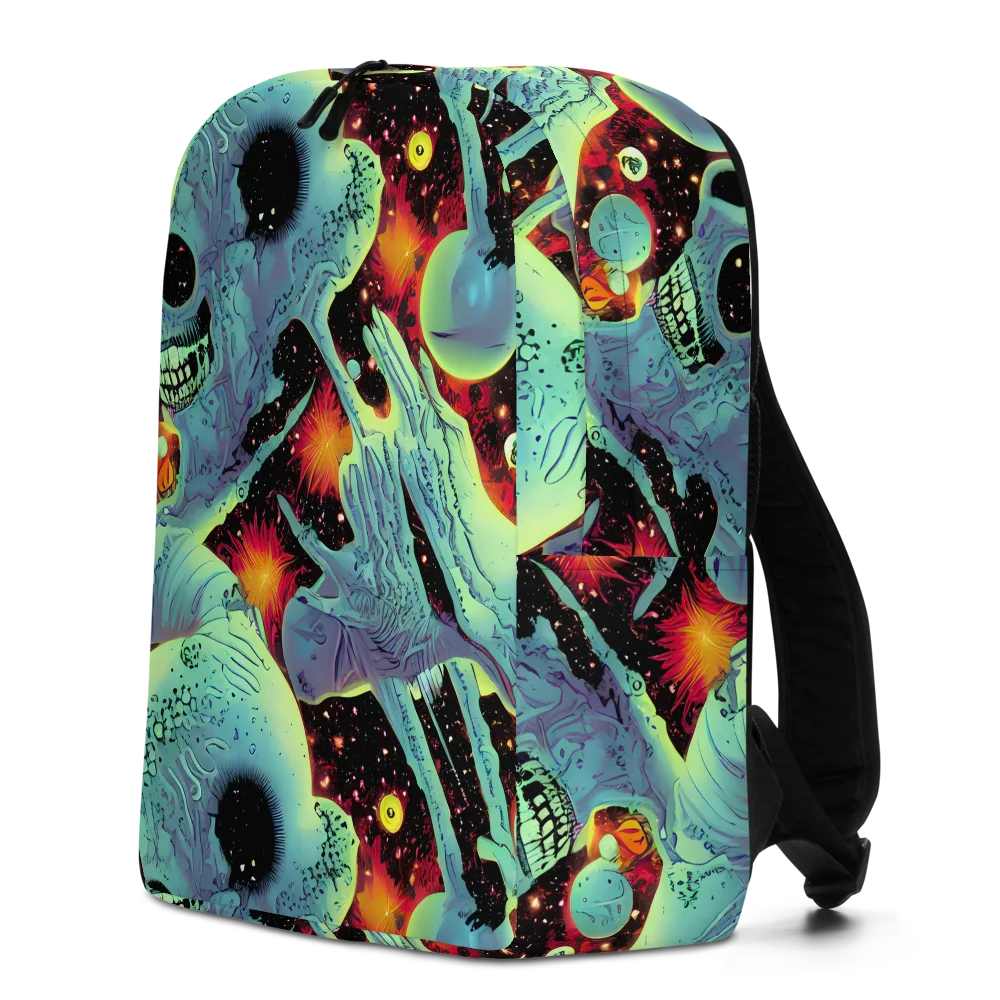 Galactic Grotesque on Minimalist Backpack — Left