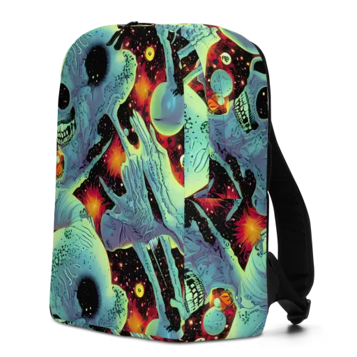 Galactic Grotesque on a Minimalist Backpack