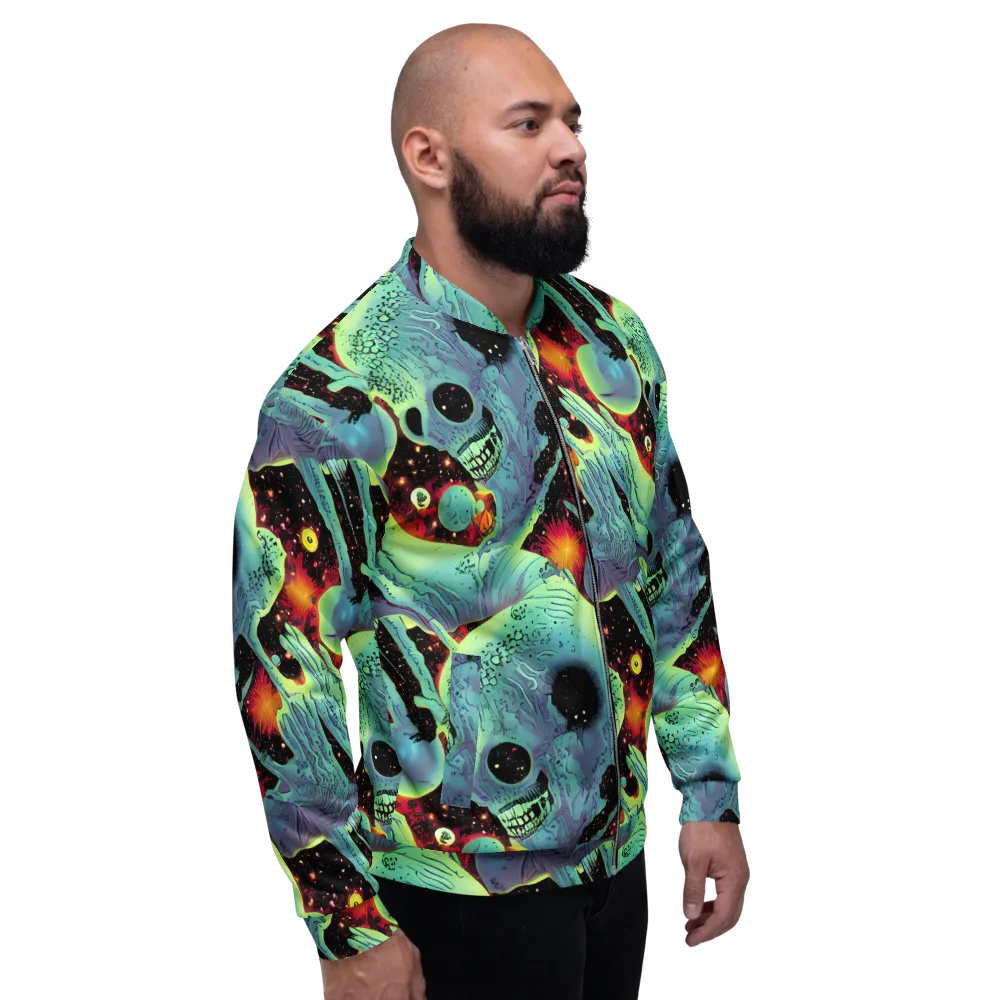 Galactic Grotesque on Bomber Jacket — Right