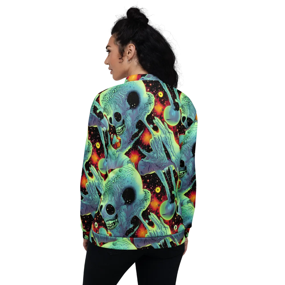 Galactic Grotesque on Bomber Jacket — Back