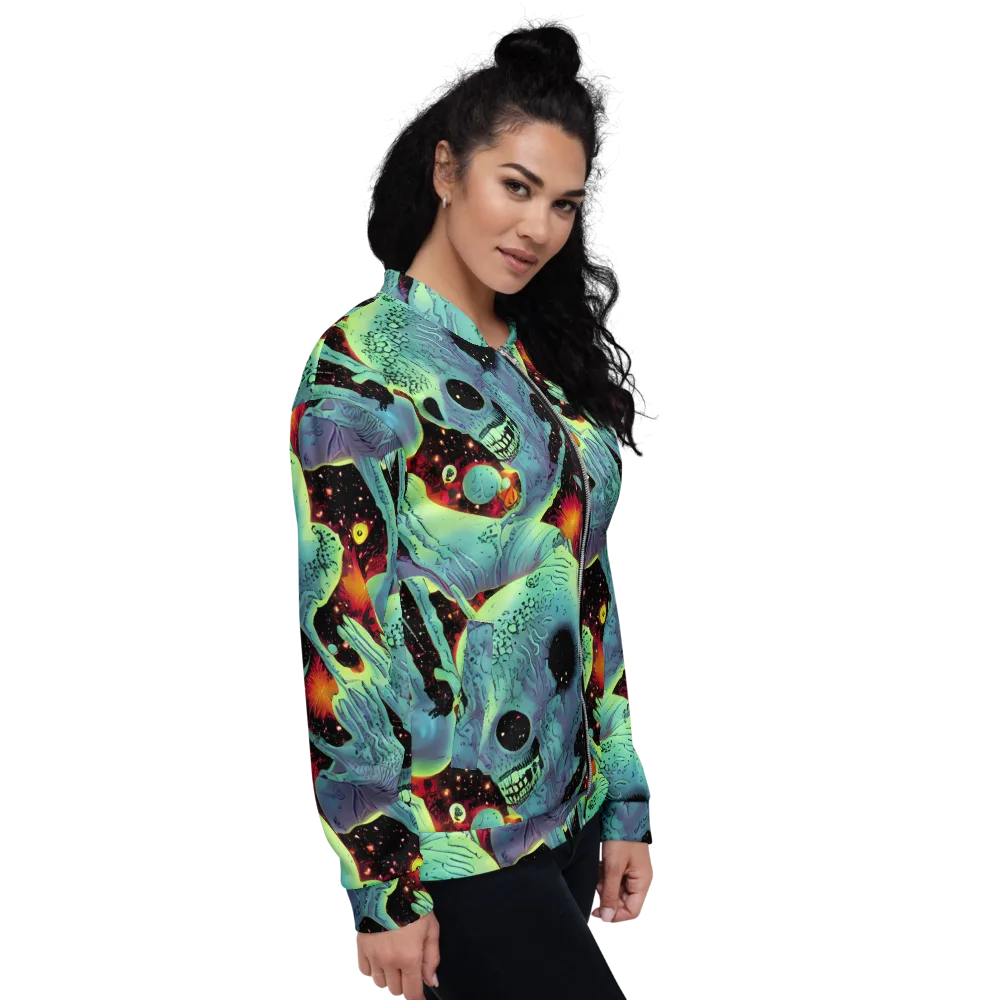 Galactic Grotesque on Bomber Jacket — Right
