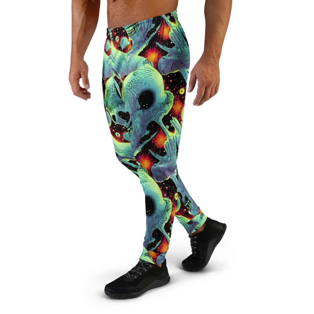 Galactic Grotesque on Men's Joggers — Left
