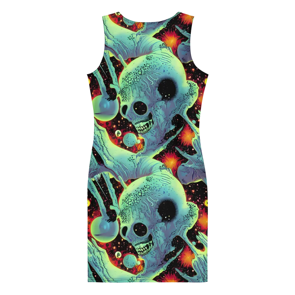 Galactic Grotesque on Bodycon Dress — Back