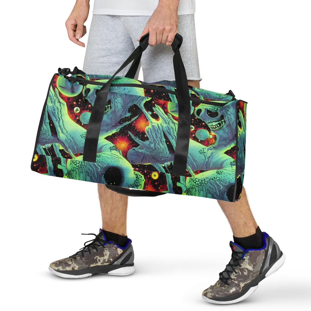Galactic Grotesque on Duffle Bag — Front