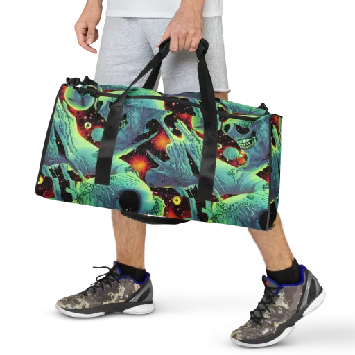 Galactic Grotesque on a Duffle Bag