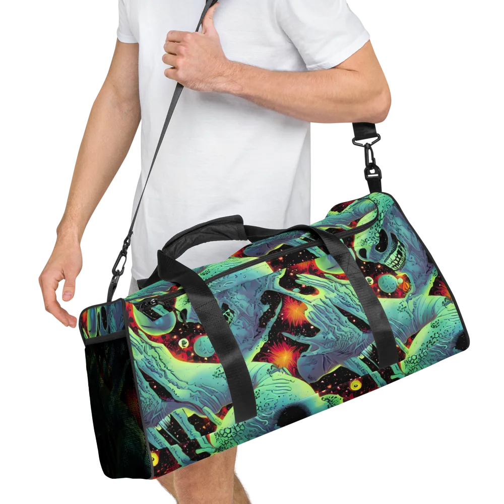 Galactic Grotesque on Duffle Bag — Right Front