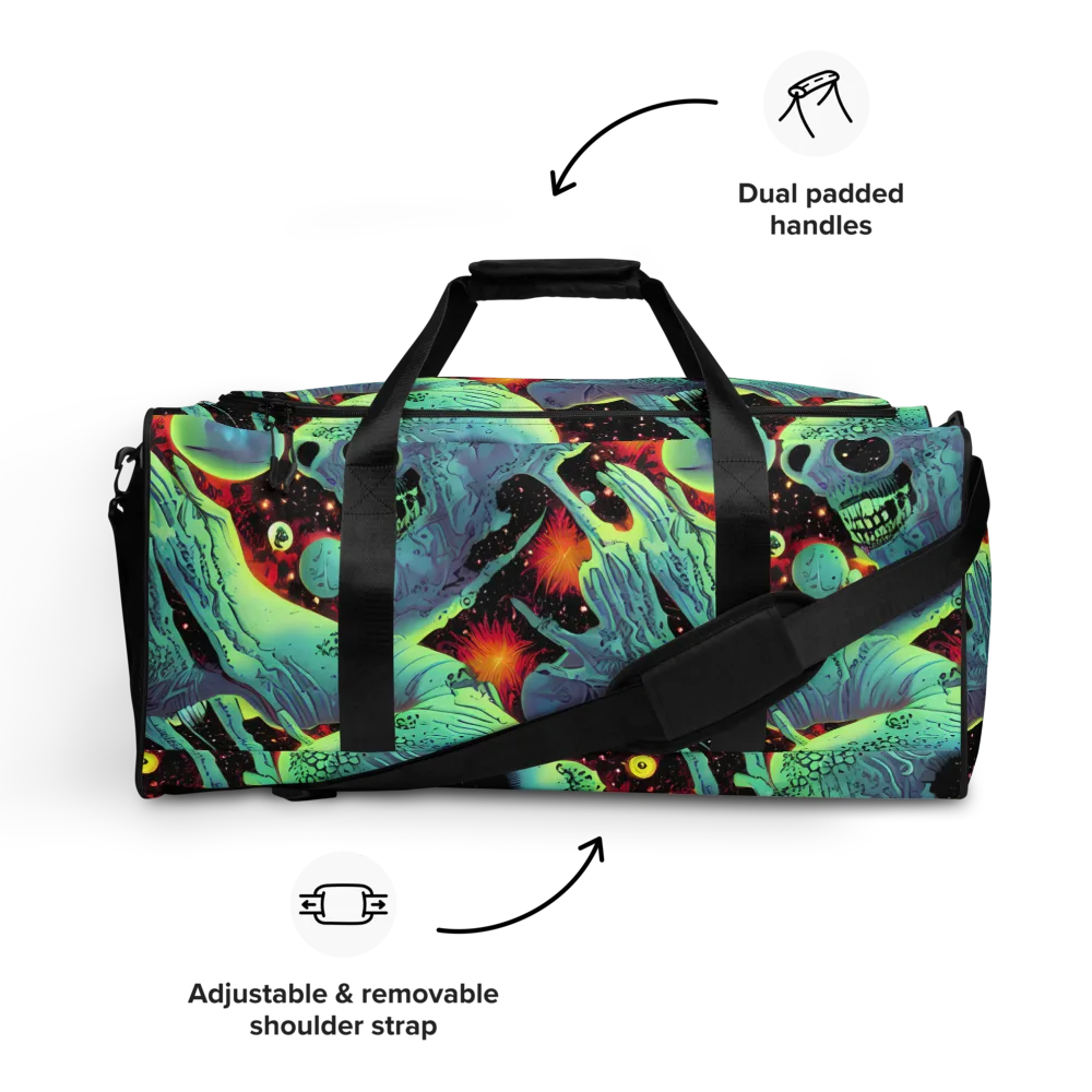 Galactic Grotesque on Duffle Bag — Front