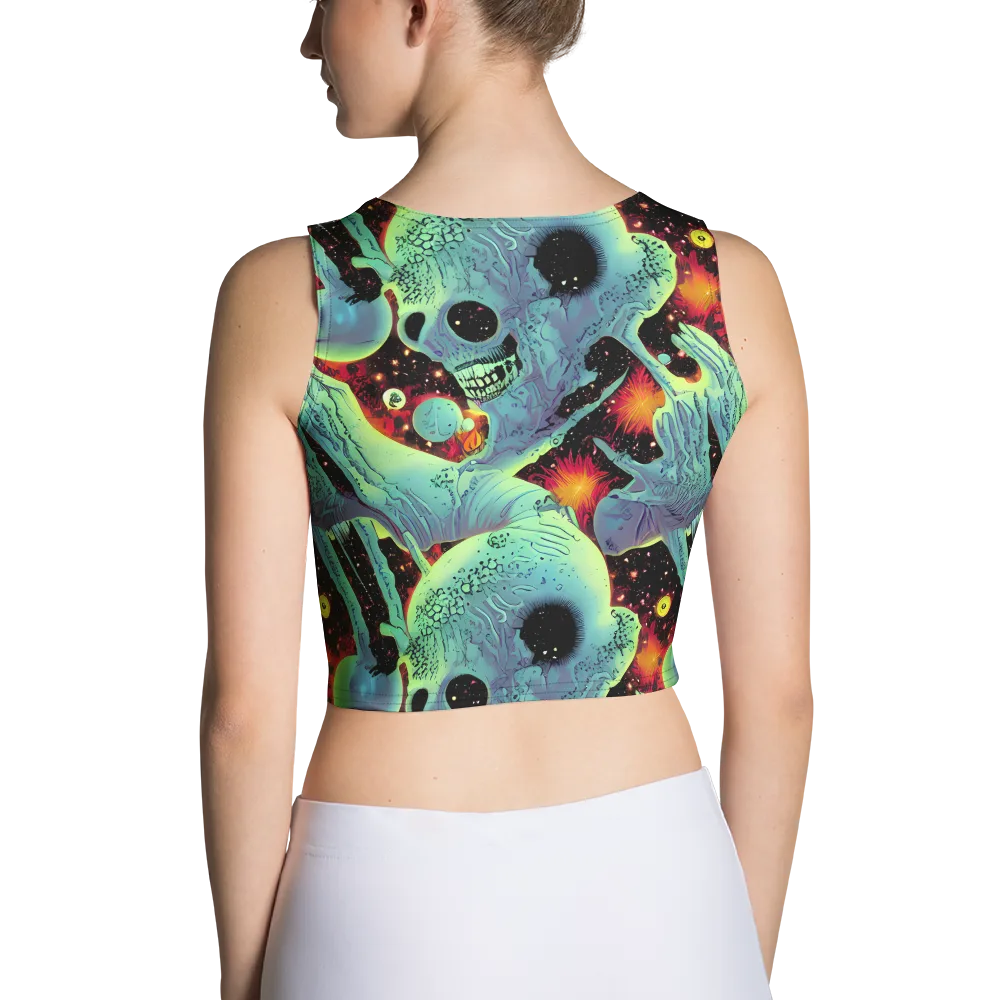 Galactic Grotesque on Crop Top — Back