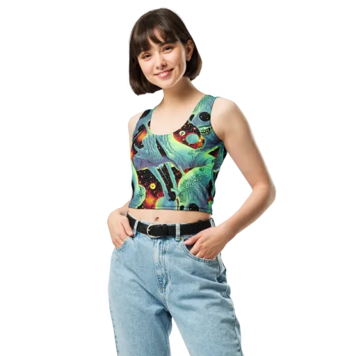 Galactic Grotesque on a Crop Top