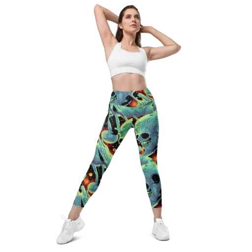 Galactic Grotesque on a Leggings with Pockets