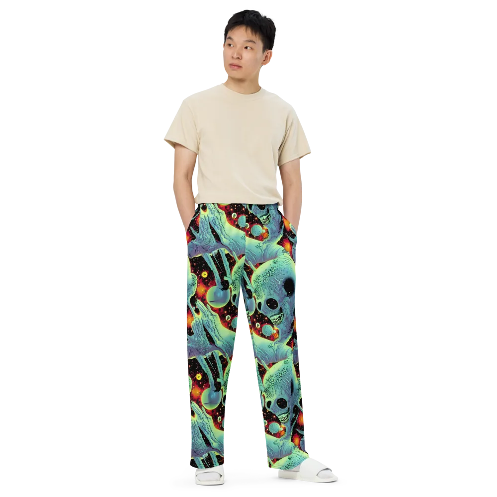 Galactic Grotesque on Wide-Leg Pants — Front