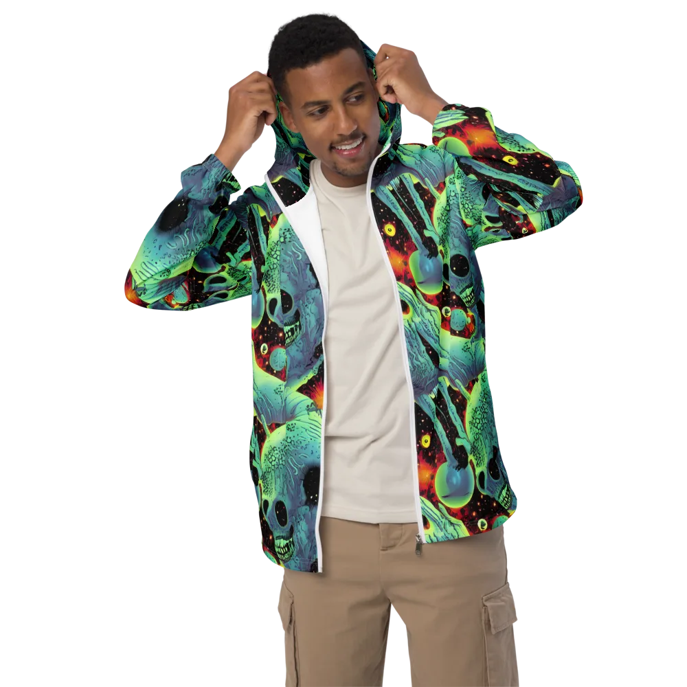 Galactic Grotesque on Men's Windbreaker — Front