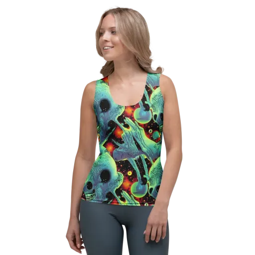 Galactic Grotesque on a Women's Tank Top
