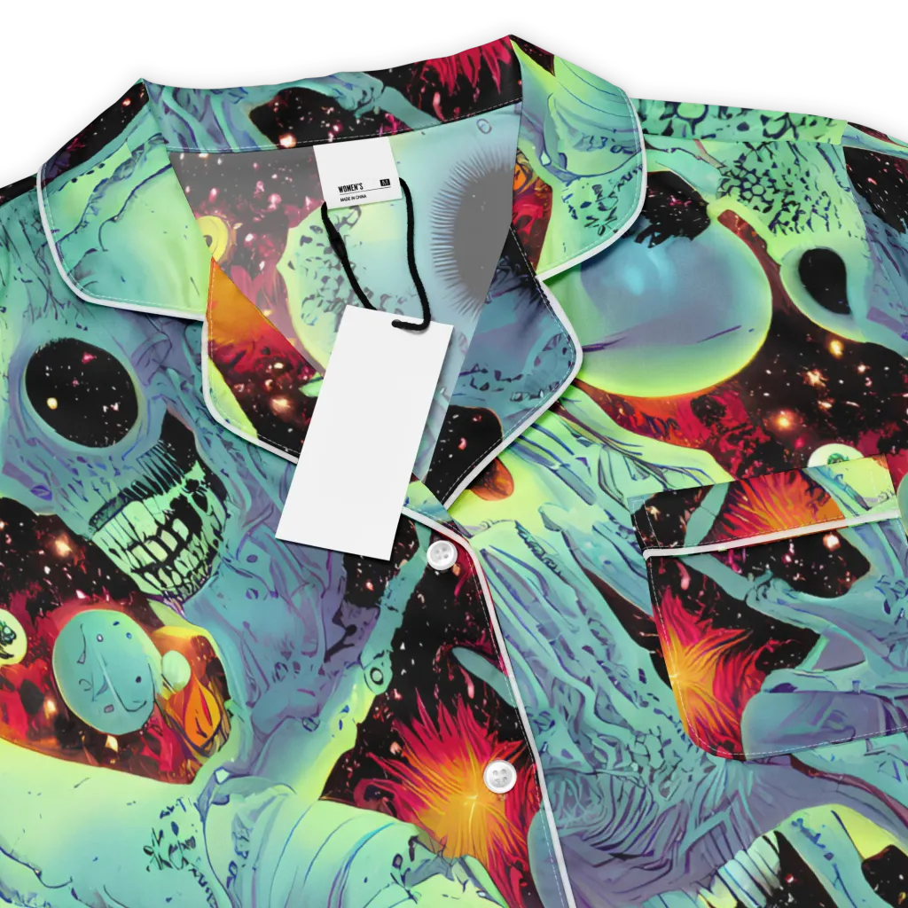 Galactic Grotesque on Women's Short Sleeve Pajama Top — Product details