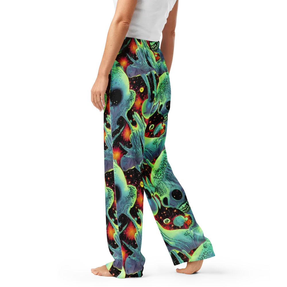 Galactic Grotesque on Women's Pajama Pants — Left