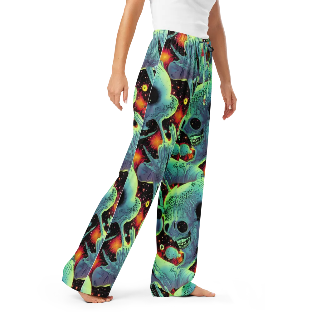Galactic Grotesque on Women's Pajama Pants — Right Front