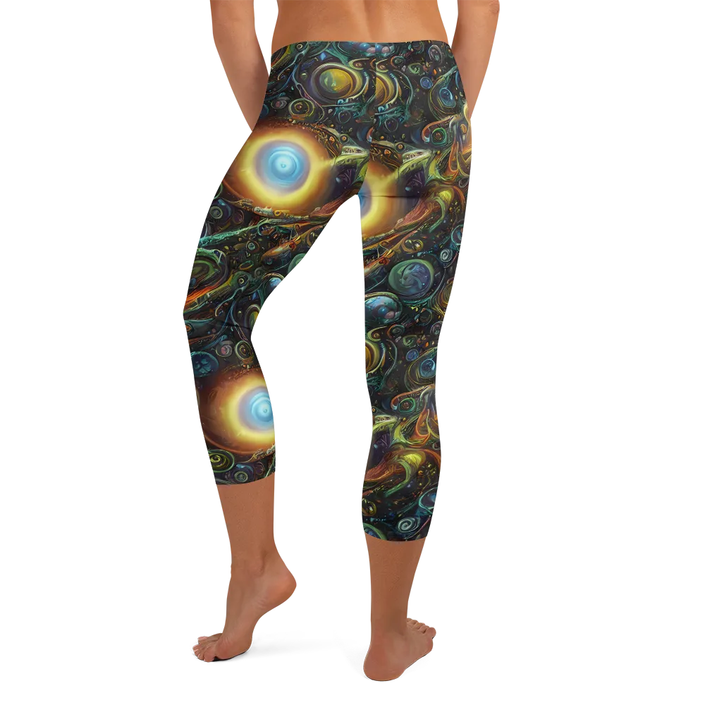 Ferez Vortex on Capri Leggings — Back
