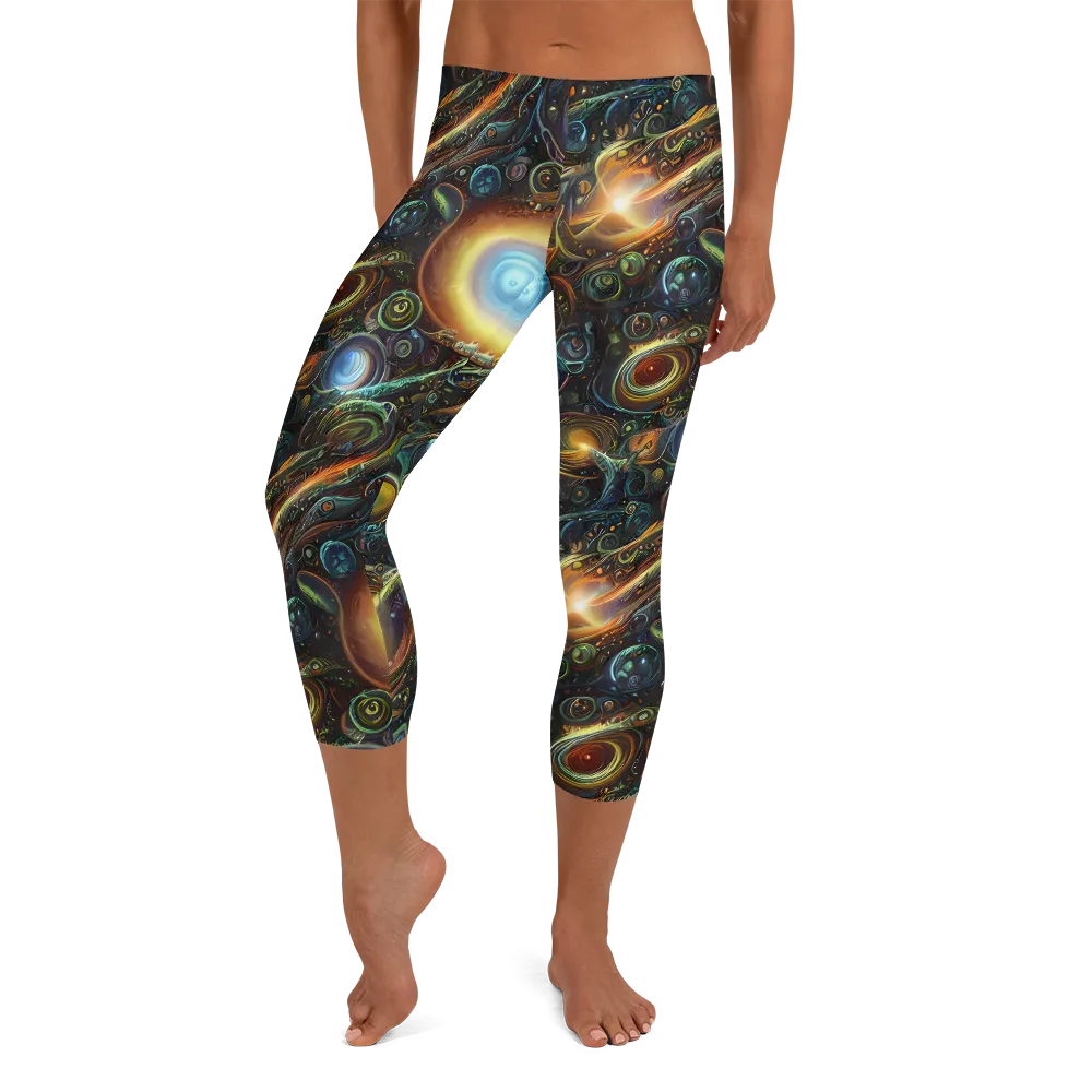 Ferez Vortex on Capri Leggings — Front