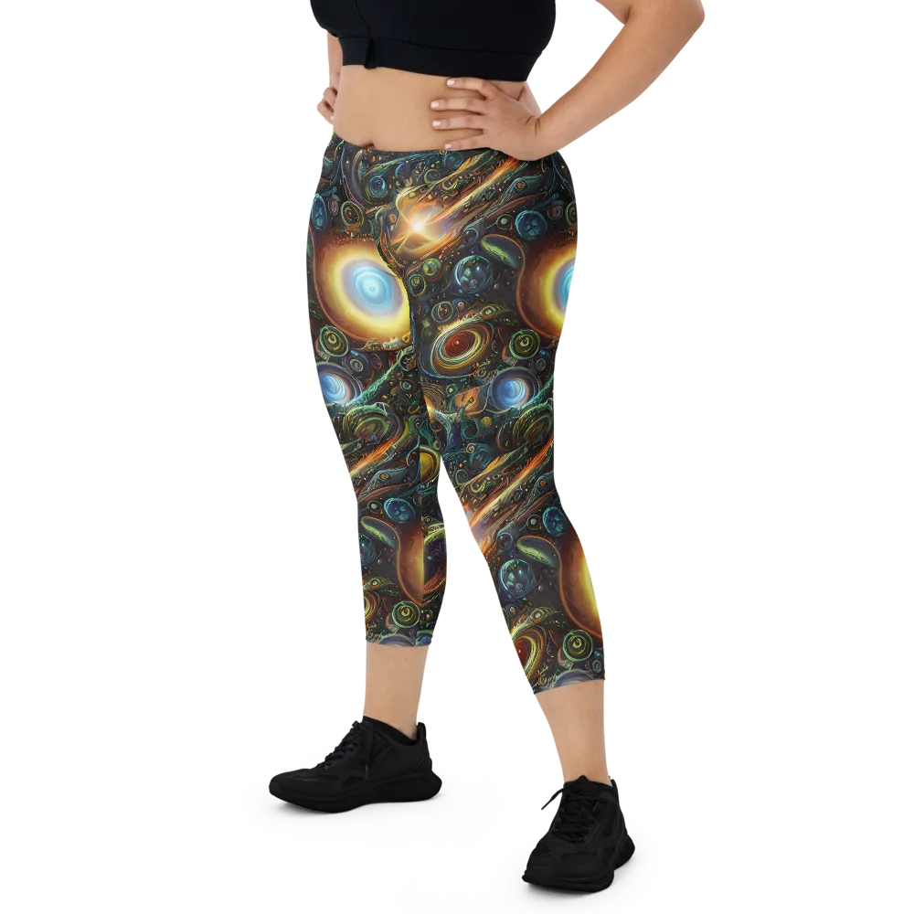 Ferez Vortex on Capri Leggings — Front