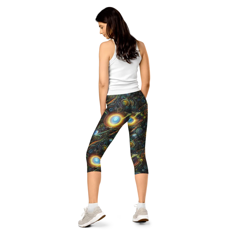 Ferez Vortex on Capri Leggings — Back