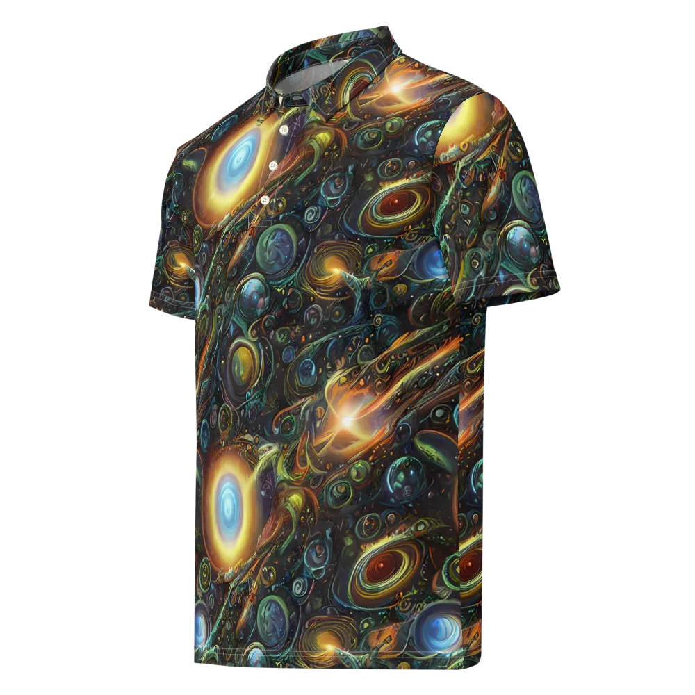 Ferez Vortex on Men's Slim Fit Polo Shirt — Left Front