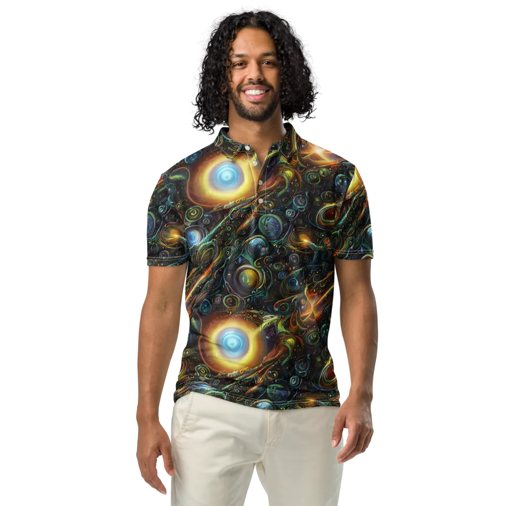 Ferez Vortex on Men's Slim Fit Polo Shirt — Front