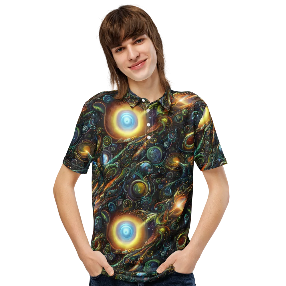 Ferez Vortex on Men's Slim Fit Polo Shirt — Front