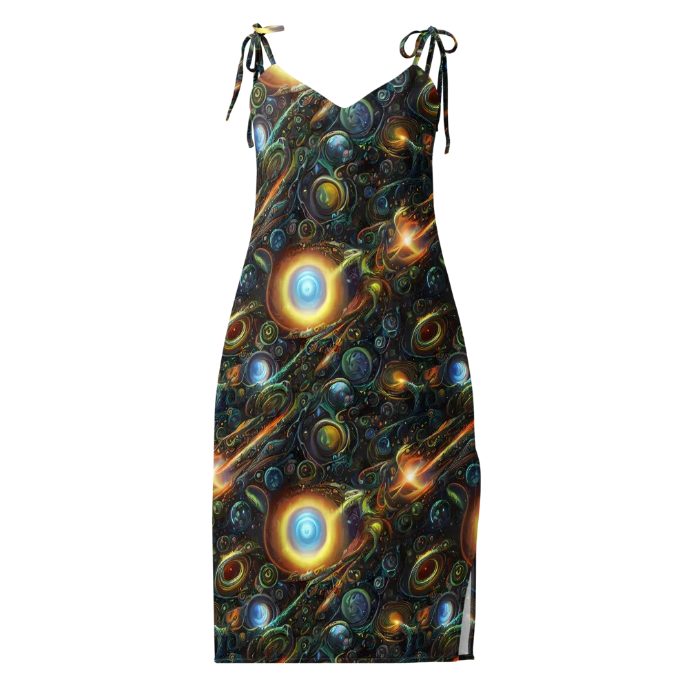 Ferez Vortex on Slip Dress — Front