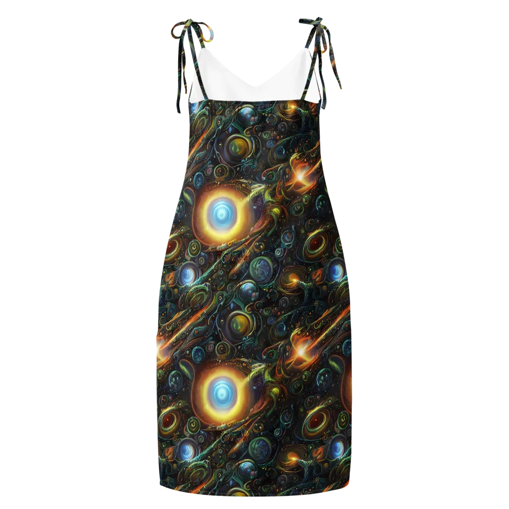 Ferez Vortex on Slip Dress — Back
