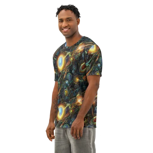 Ferez Vortex on a Men's Cotton Crew Neck T-Shirt