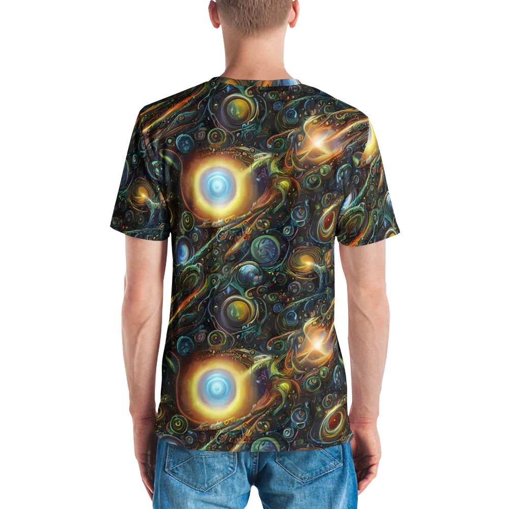 Ferez Vortex on Men's Crew Neck T-Shirt — Back