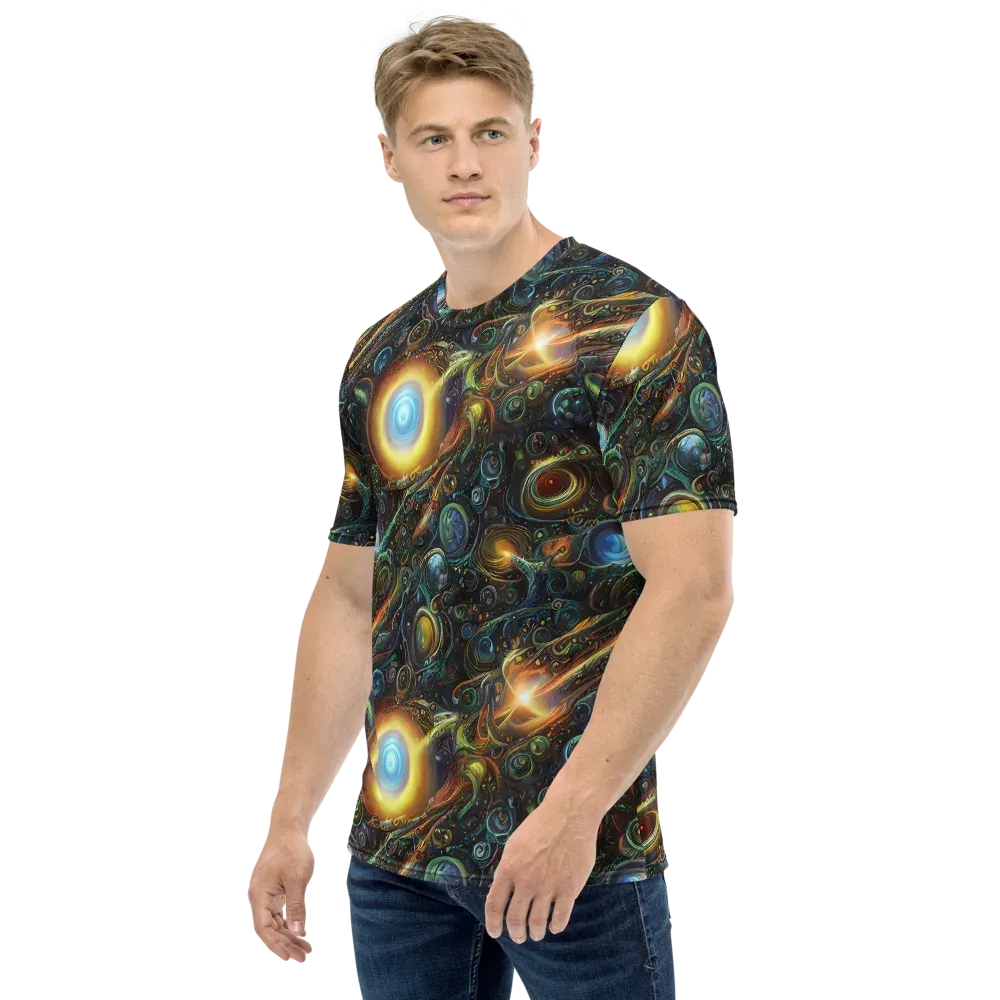 Ferez Vortex on Men's Crew Neck T-Shirt — Left