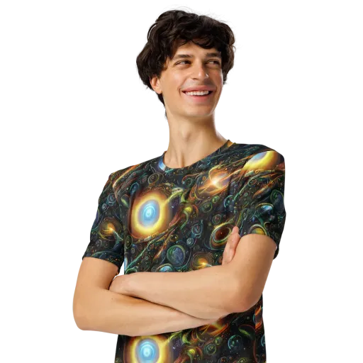 Ferez Vortex on a Men's Crew Neck T-Shirt