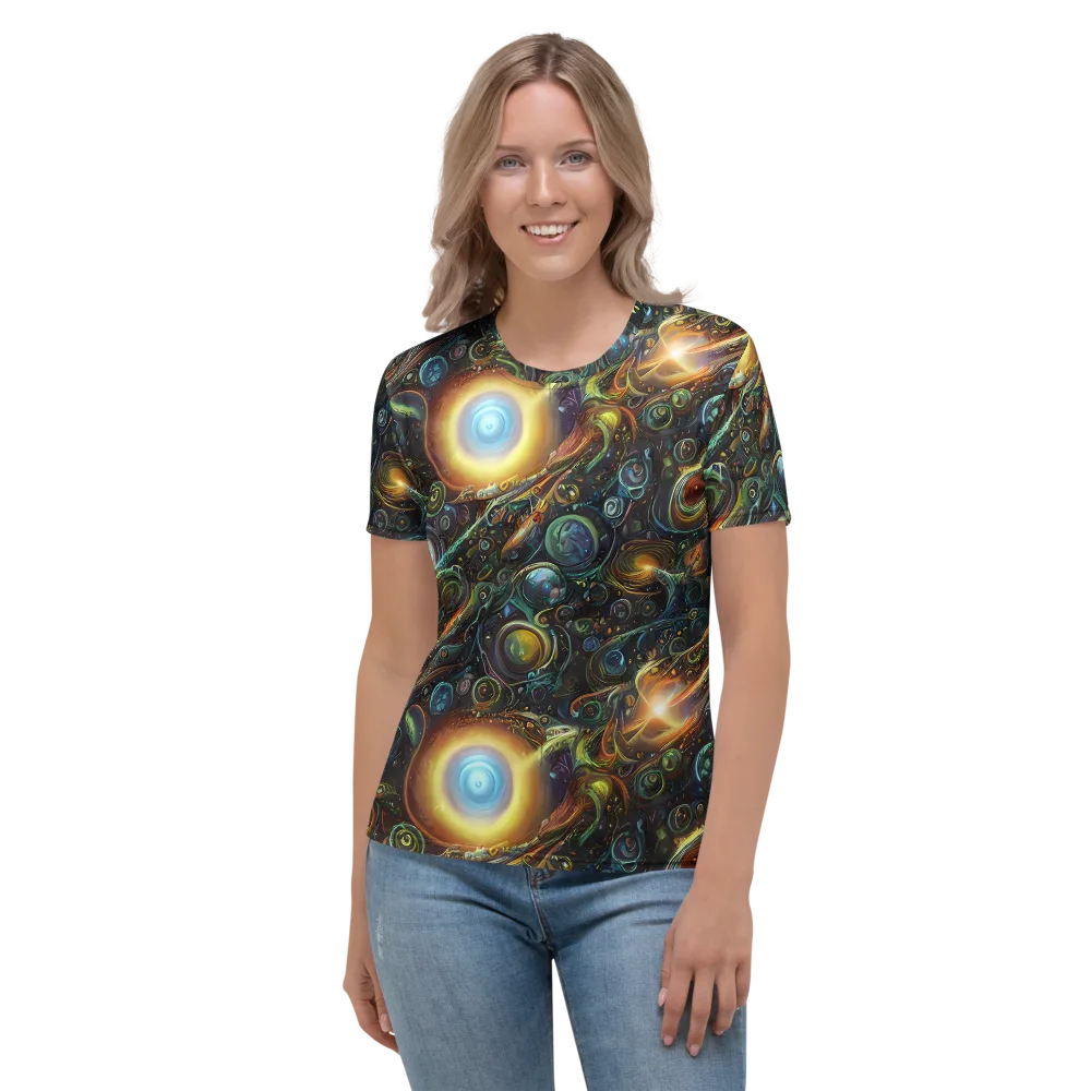 Ferez Vortex on Women's Crew Neck T-Shirt — Front