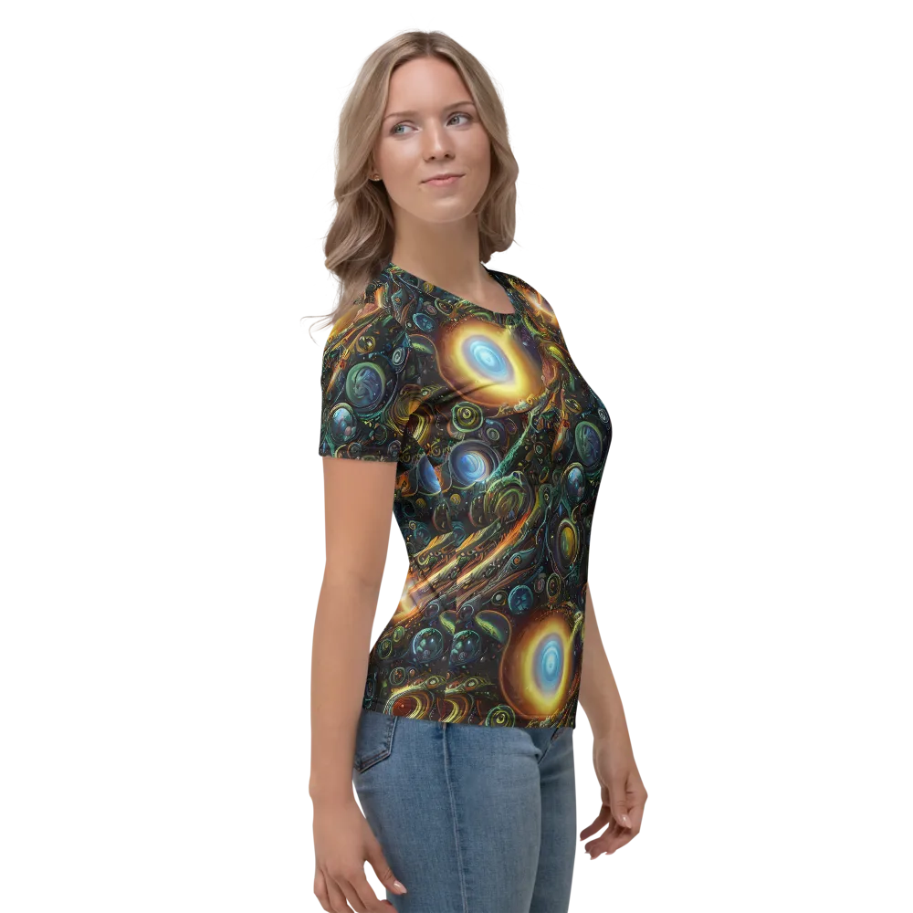Ferez Vortex on Women's Crew Neck T-Shirt — Right