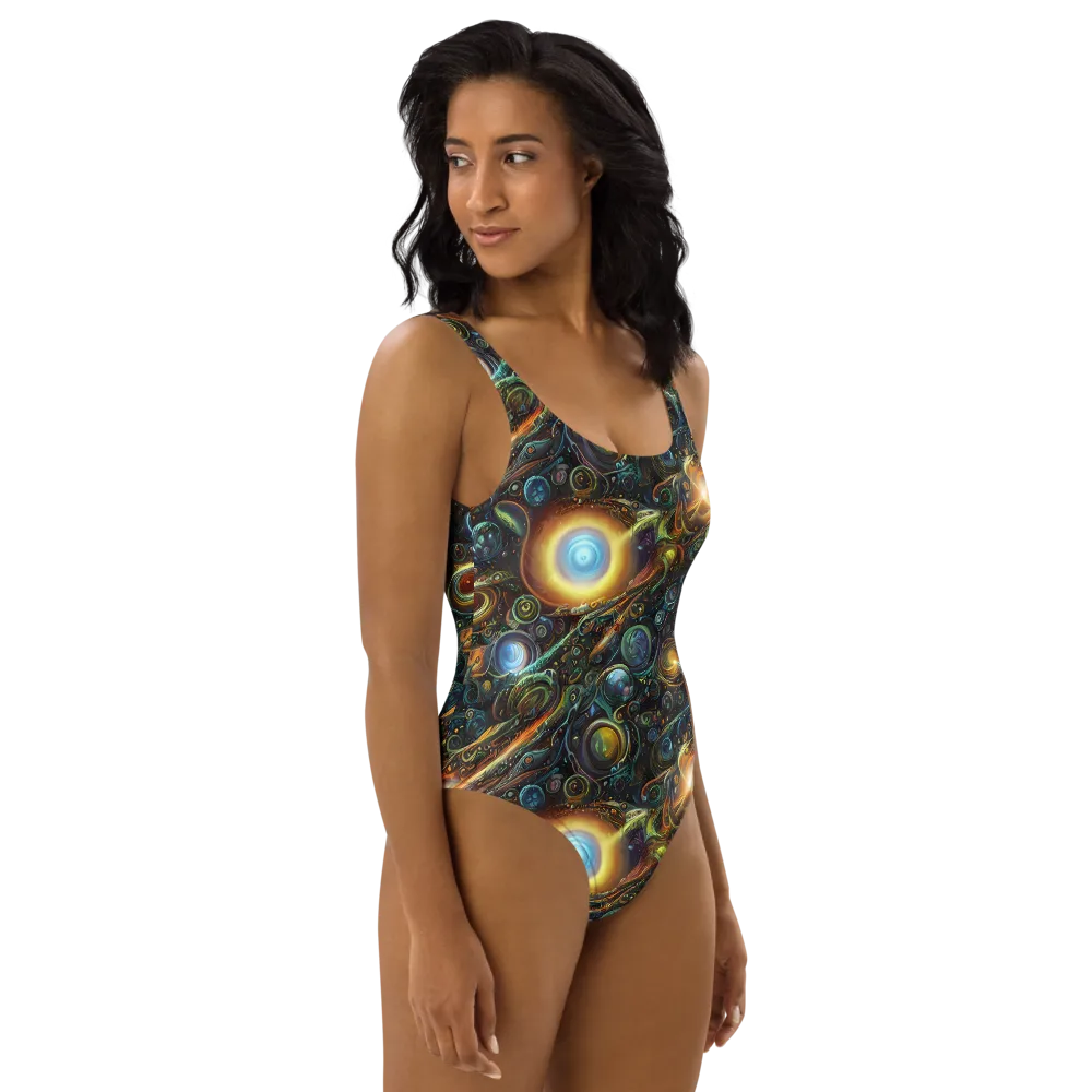 Ferez Vortex on One-Piece Swimsuit — Right