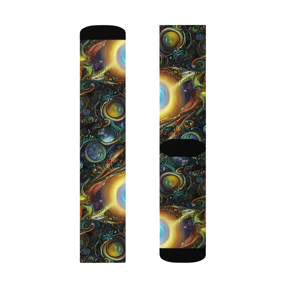 Ferez Vortex on Socks — Right Sock