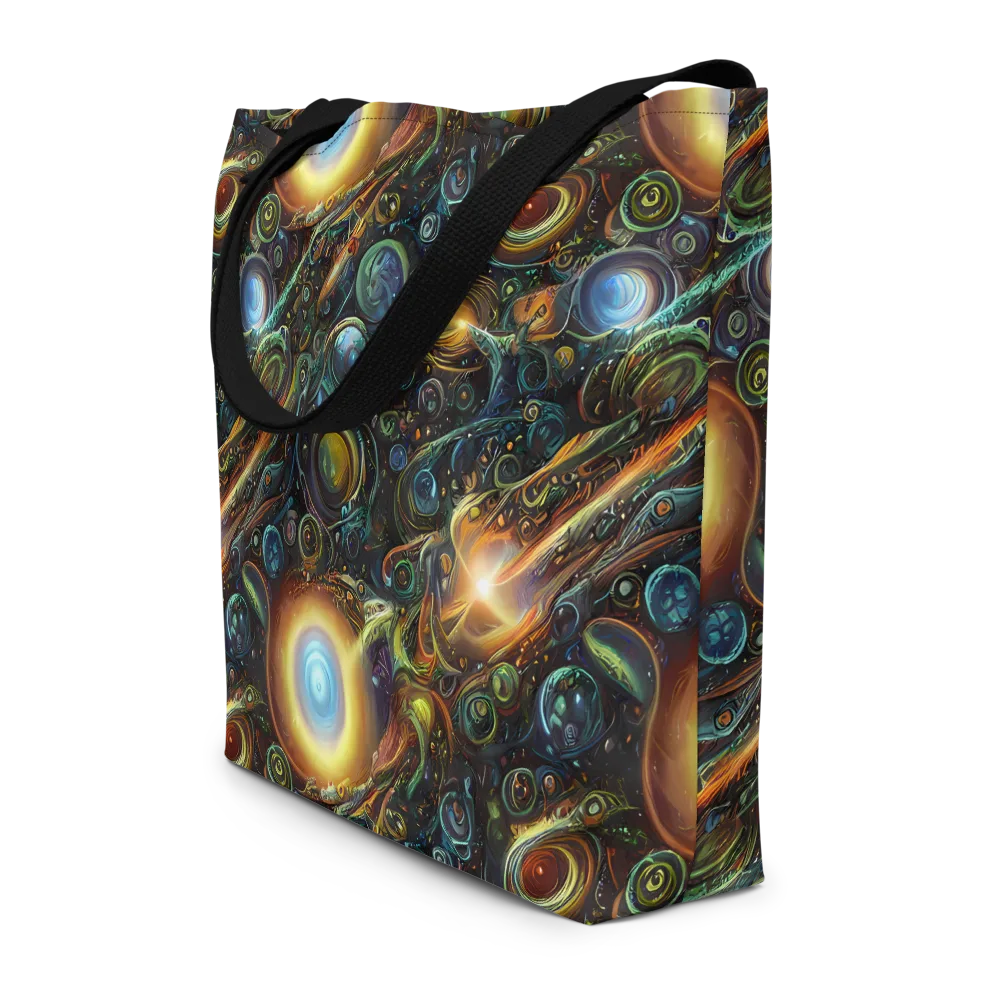 Ferez Vortex on Large Tote Bag W/ Pocket — Front