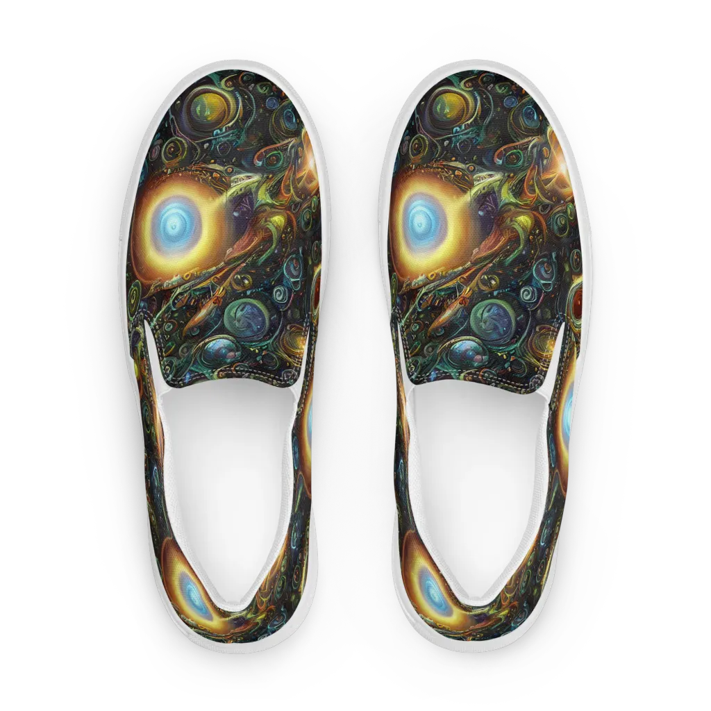 Ferez Vortex on Women's Slip-On Canvas Shoes — Front