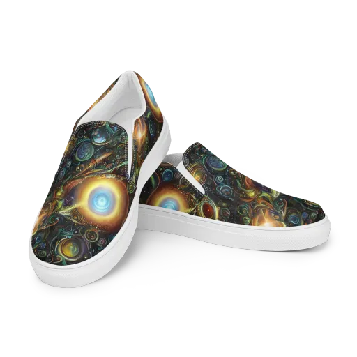 Ferez Vortex on a Women's Slip-On Canvas Shoes