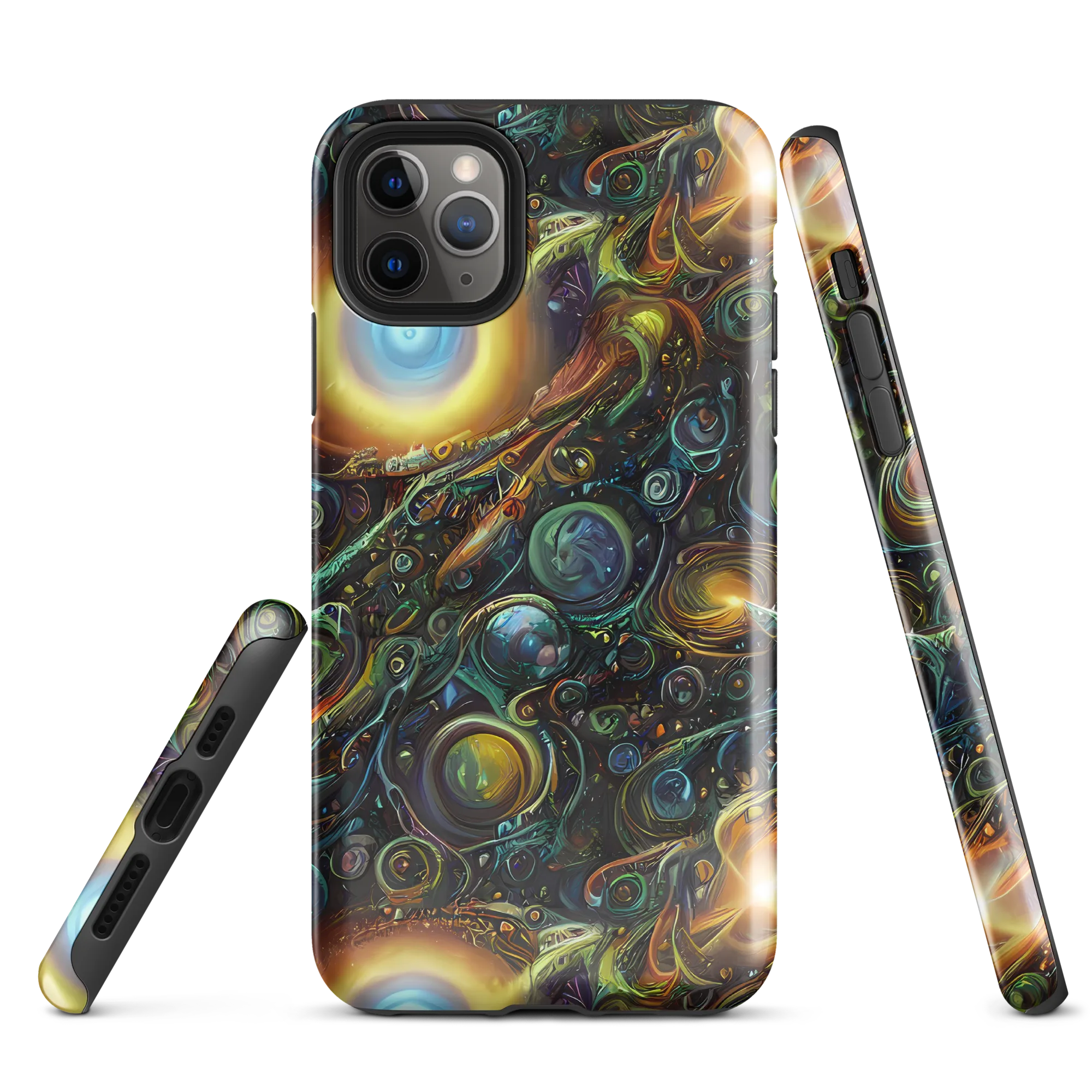 Ferez Vortex on Tough Case for iPhone® — Front