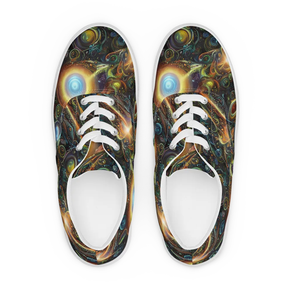 Ferez Vortex on Men's Lace-Up Canvas Shoes — Front