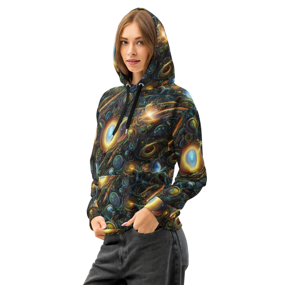 Ferez Vortex on Cotton Hoodie — Left Front