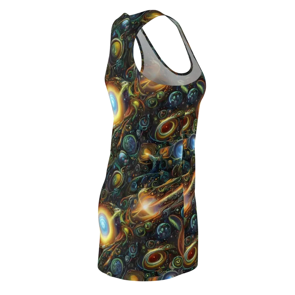 Ferez Vortex on Racerback Dress — Back Side