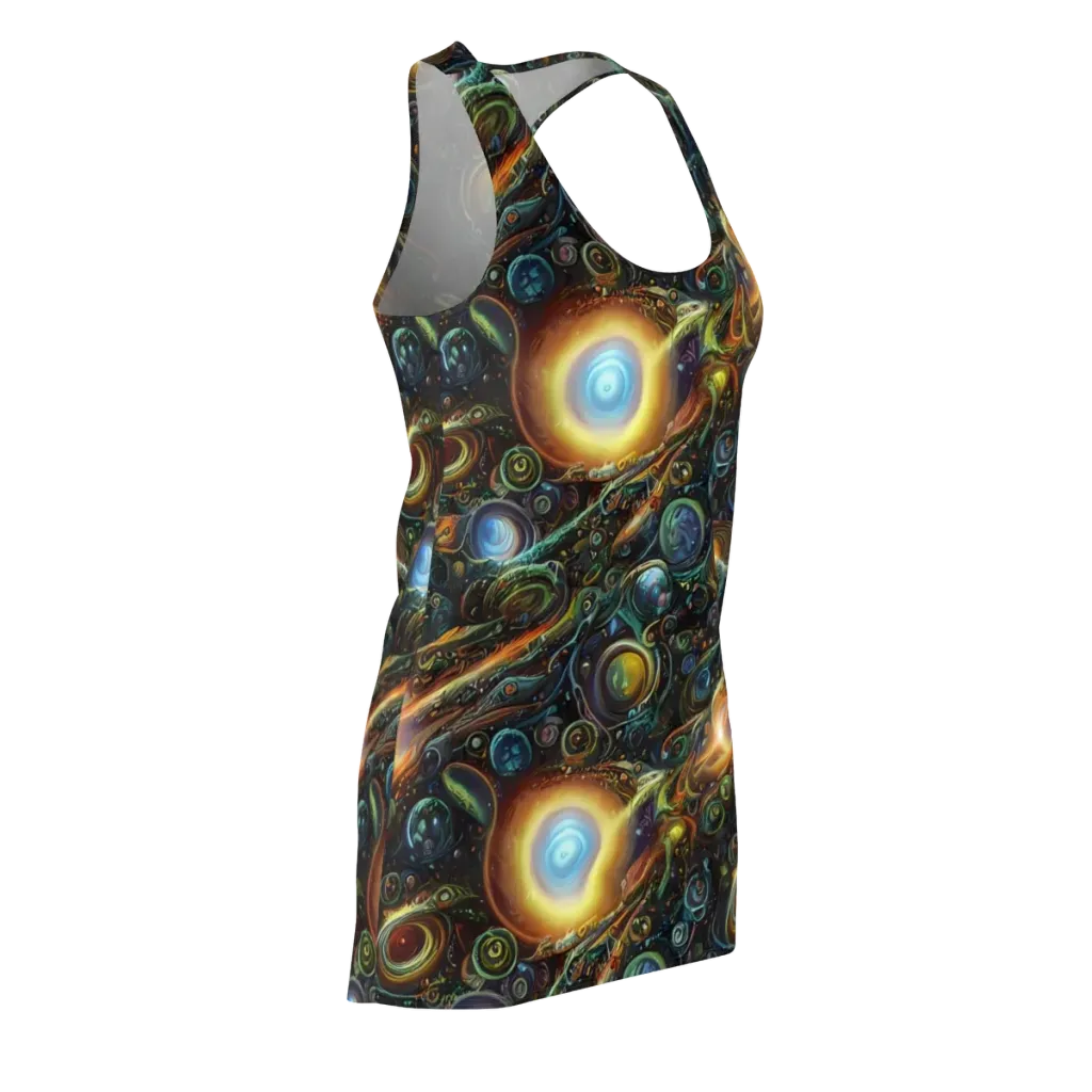 Ferez Vortex on Racerback Dress — Front Side
