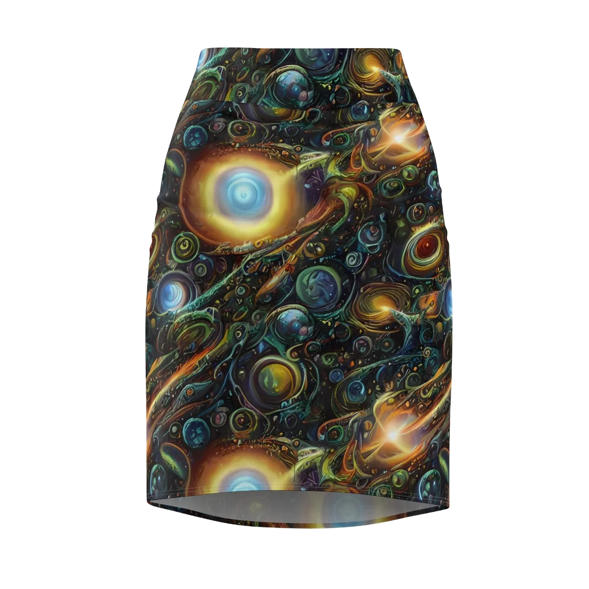 Ferez Vortex on Pencil Skirt — Front