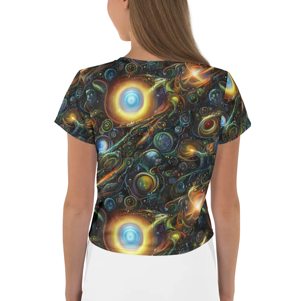 Ferez Vortex on Crop Tee — Back