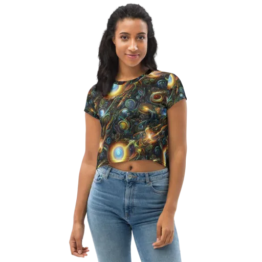 Ferez Vortex on a Crop Tee