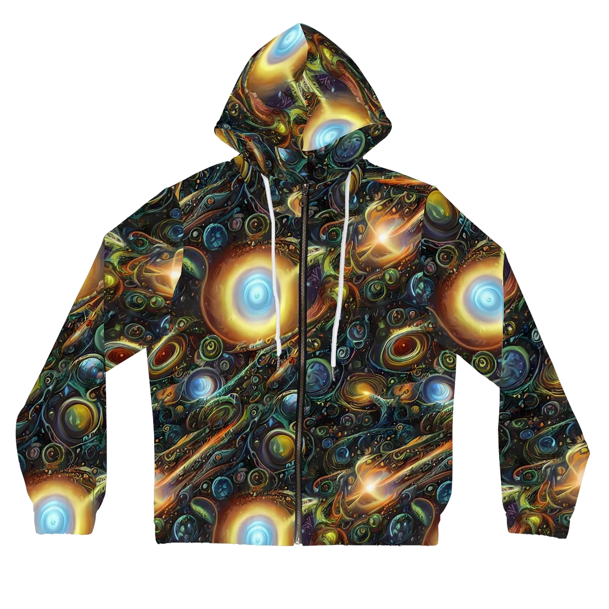 Ferez Vortex on Women's Full-Zip Hoodie — Front