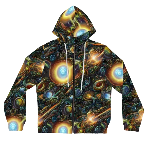 Ferez Vortex on a Women's Full-Zip Hoodie